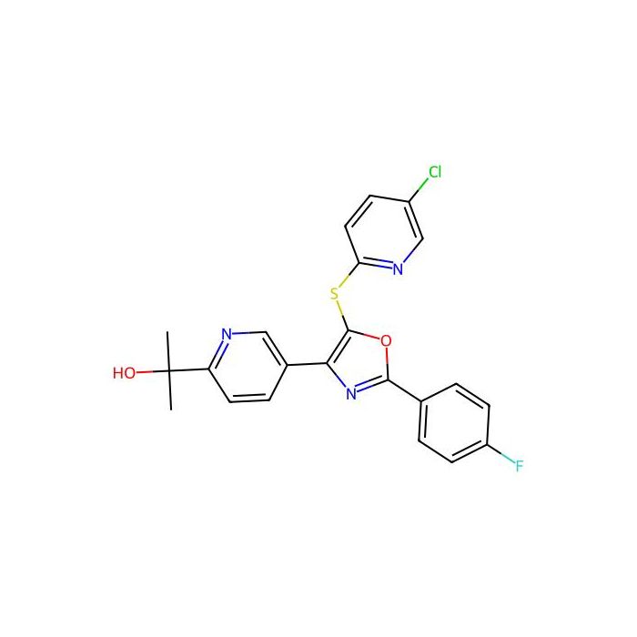 2-(5-(5-((5-Chloropyridin-2-yl)thio)-2-(4-fluorophenyl)oxazol-4-yl)pyridin-2-yl)propan-2-ol -  CAS No(1207745-58-1) by Aladdin Scientific