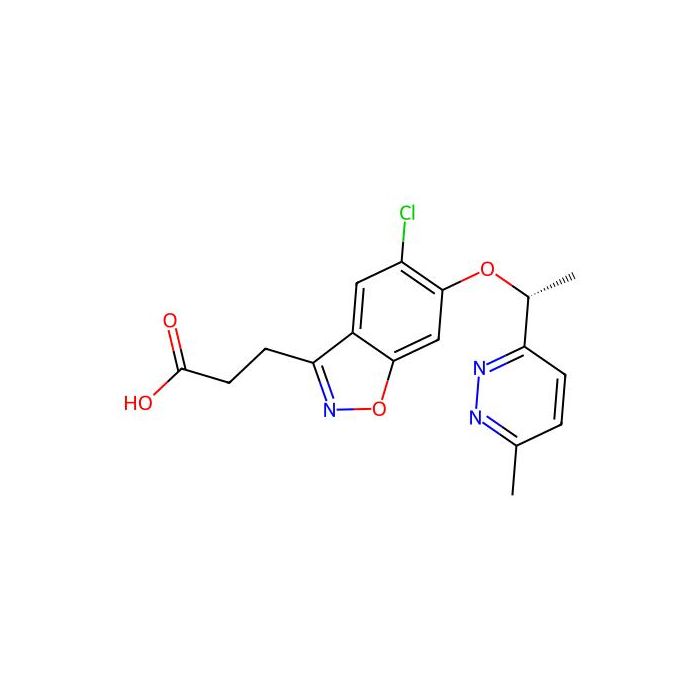 3-[5-Chloranyl-6-[(1~{r})-1-(6-Methylpyridazin-3-Yl)ethoxy]-1,2-Benzoxazol-3-Yl]propanoic Acid - ≥99% CAS No(1953157-39-5) by Aladdin Scientific