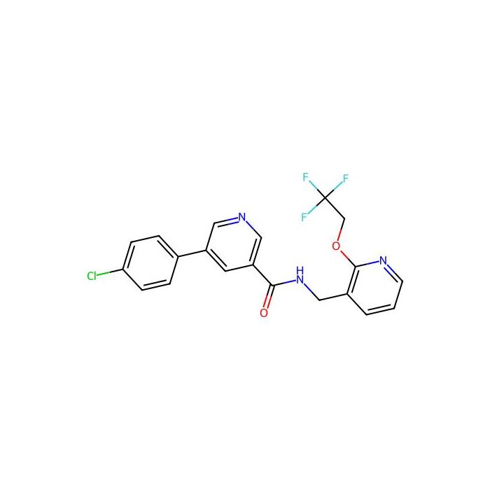5-(4-chlorophenyl)-N-((2-(2,2,2-trifluoroethoxy)pyridin-3-yl)methyl)nicotinamide -  CAS No(1026822-49-0) by Aladdin Scientific