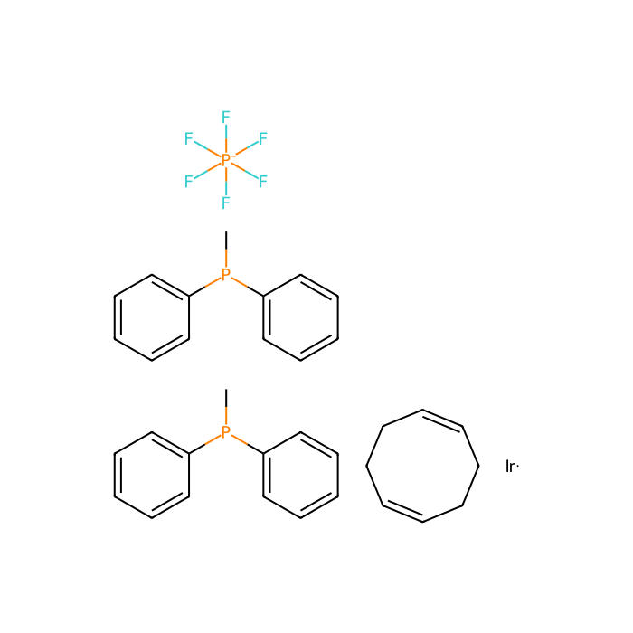 (1,5-Cyclooctadiene)bis(methyldiphenylphosphine)iridium(I) hexafluorophosphate - ≥97% CAS No(38465-86-0) by Aladdin Scientific