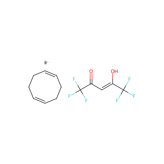 (1,5-Cyclooctadiene)(hexafluoroacetylacetonato)iridium(I) - ≥97% CAS No(34801-95-1) by Aladdin Scientific