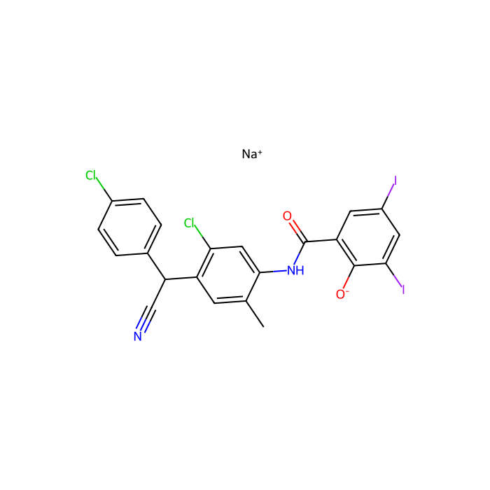 Closantel Sodium - ≥98% CAS No(61438-64-0) by Aladdin Scientific