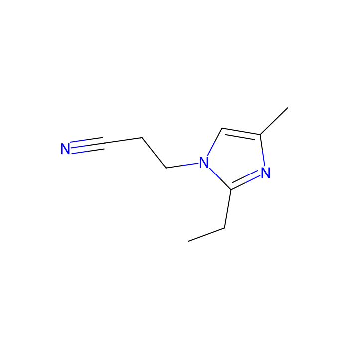 1-(2-Cyanoethyl)-2-ethyl-4-methylimidazole (contains 5-methyl isomer) - ≥70%(GC) CAS No(23996-25-0) by Aladdin Scientific