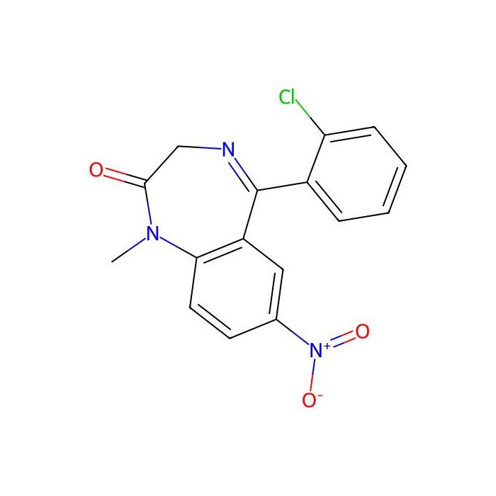 5-(2-Chlorophenyl)-1,3-dihydro-1-methyl-7-nitro-2H-1,4-benzodiazepin-2-one -  CAS No(5527-71-9) by Aladdin Scientific