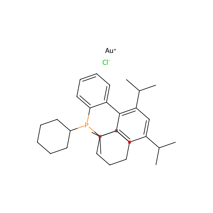 Chloro[2-dicyclohexyl(2′,4′,6′-trisopropylbiphenyl)phosphine]gold(I) - ≥97% CAS No(854045-94-6) by Aladdin Scientific
