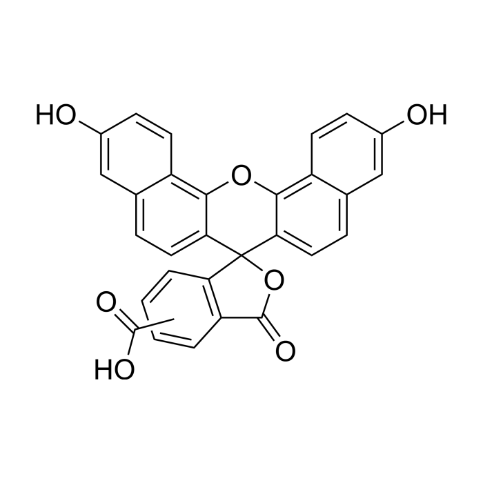 5(6)-Carboxynaphthofluorescein - BioReagent,Biological Stain,for fluorescence analysis,for microscopy,≥95% CAS No(128724-35-6) C1452644 by Aladdin Scientific