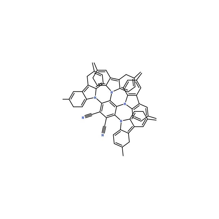 3,4,5,6-Tetrakis(3,6-dimethyl-9H-carbazol-9-yl)phthalonitrile - ≥98% CAS No(1469700-28-4) by Aladdin Scientific