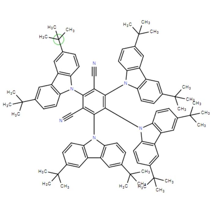 2,4,5,6-Tetrakis(3,6-di-tert-butyl-9H-carbazol-9-yl)isophthalonitrile  - ≥98% CAS No(1630263-99-8) by Aladdin Scientific
