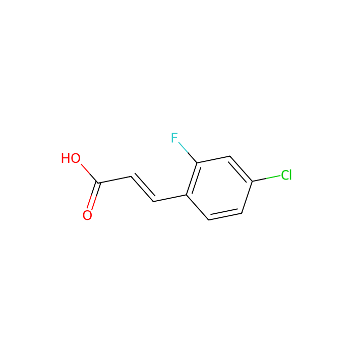 4-Chloro-2-fluorocinnamic Acid - ≥97% CAS No(202982-65-8) by Aladdin Scientific