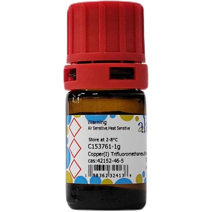 Copper(I) Trifluoromethanesulfonate Benzene Complex - ≥90%(T) CAS No(42152-46-5) by Aladdin Scientific