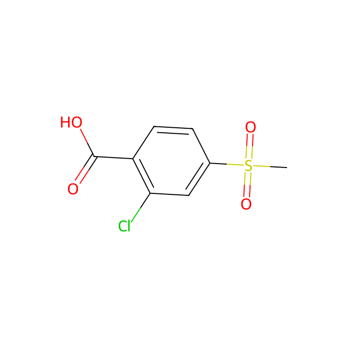 2-Chloro-4-(methylsulfonyl)benzoic Acid - ≥98% CAS No(53250-83-2) by Aladdin Scientific