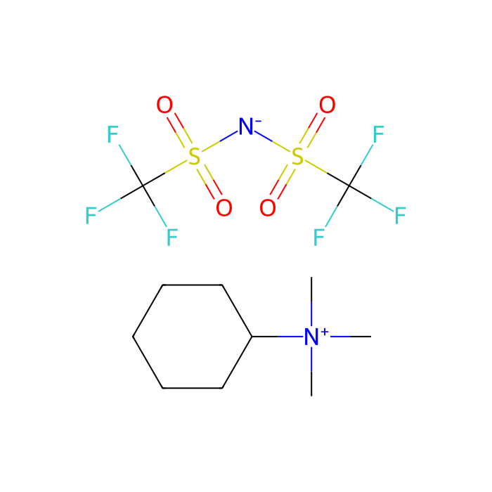 Cyclohexyltrimethylammonium Bis(trifluoromethanesulfonyl)imide - ≥98%(N) CAS No(952155-74-7) by Aladdin Scientific