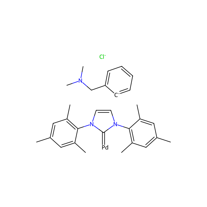Chloro[(1,3-dimesitylimidazol-2-ylidene)(N,N-dimethylbenzylamine)palladium(II)] - ≥98%(T) CAS No(1058661-78-1) by Aladdin Scientific