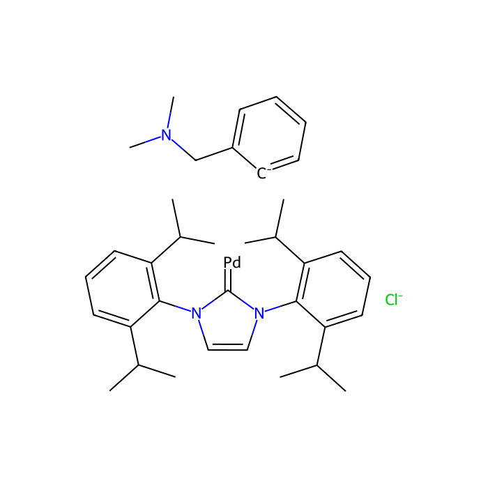 Chloro[[1,3-bis(2,6-diisopropylphenyl)imidazol-2-ylidene](N,N-dimethylbenzylamine)palladium(II)] (This product is unavailable in the U.S.) - ≥97%(T) CAS No(930796-10-4) by Aladdin Scientific
