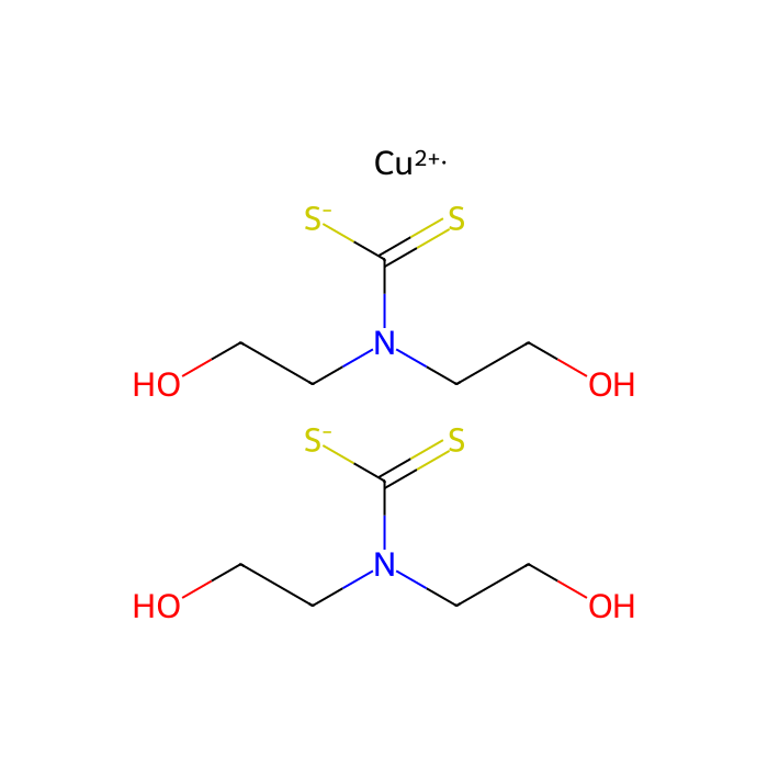 Copper(II) Bis(2-hydroxyethyl)dithiocarbamate - ≥98%(T) CAS No(52611-57-1) by Aladdin Scientific