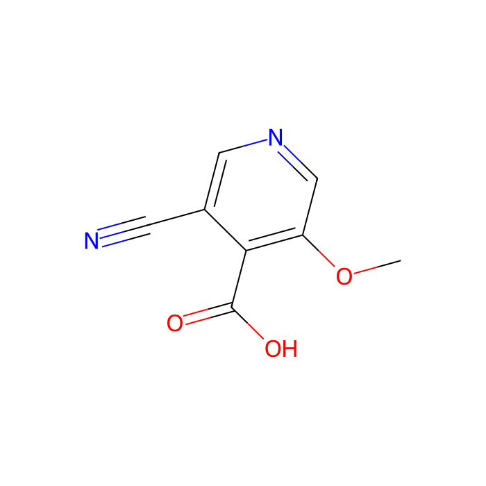 3-Cyano-5-methoxyisonicotinic acid - ≥97% CAS No(1138444-09-3) by Aladdin Scientific
