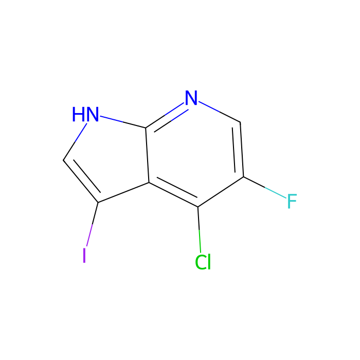 4-Chloro-5-fluoro-3-iodo-1H-pyrrolo[2,3-b]pyridine -  CAS No(1228665-90-4) by Aladdin Scientific