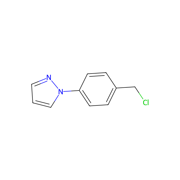 1-[4-(Chloromethyl)phenyl]-1H-pyrazole - ≥97% CAS No(143426-52-2) by Aladdin Scientific