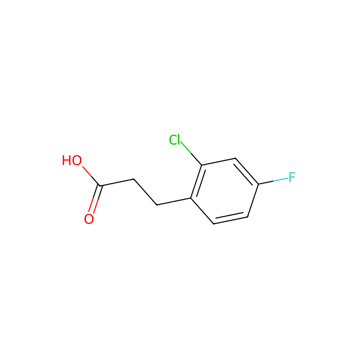 2-Chloro-4-fluoro-benzenepropionic acid -  CAS No(174603-38-4) by Aladdin Scientific