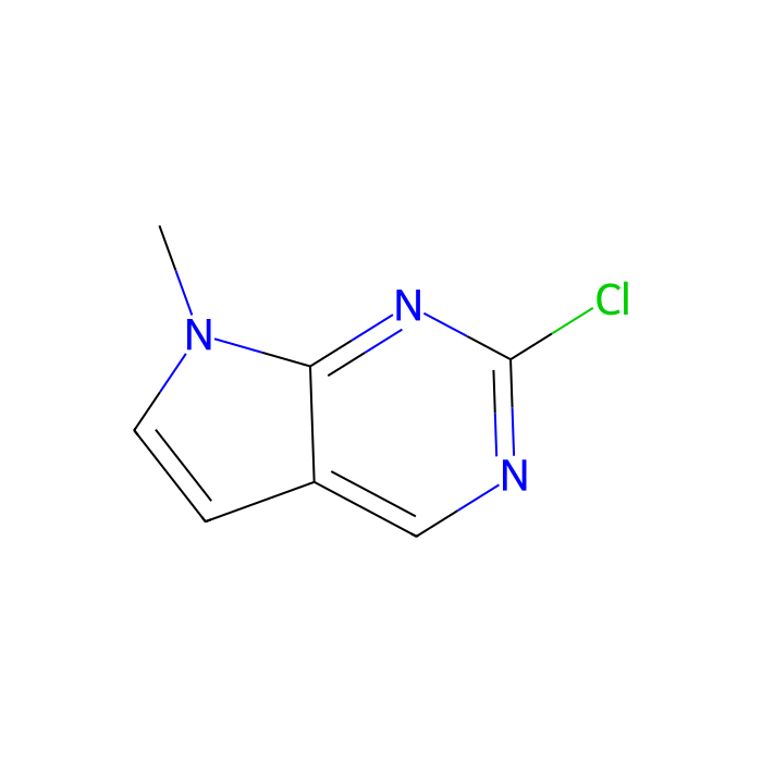 2-chloro-7-methyl-7H-pyrrolo[2,3-d]pyrimidine - ≥97% CAS No(1060816-67-2) by Aladdin Scientific