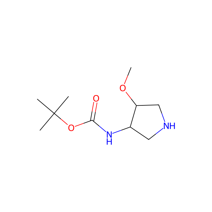 cis-3-(boc-amino)-4-methoxypyrrolidine - ≥97% CAS No(128739-89-9) by Aladdin Scientific