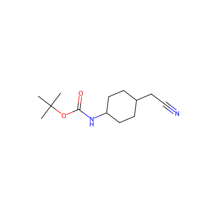 Carbamic acid, N-​[trans-​4-​(cyanomethyl)​cyclohexyl]​-​, 1,​1-​dimethylethyl ester - ≥97% CAS No(1313279-47-8) by Aladdin Scientific