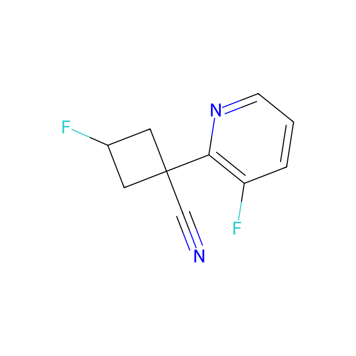 cis-3-fluoro-1-(3-fluoropyridin-2-yl)cyclobutane-1-carbonitrile - ≥97% CAS No(1344145-38-5) by Aladdin Scientific