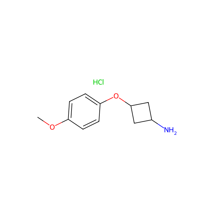 cyclobutanamine, 3-(4-methoxyphenoxy)-, hydrochloride (1:1), trans- - ≥97% CAS No(1630906-53-4) by Aladdin Scientific
