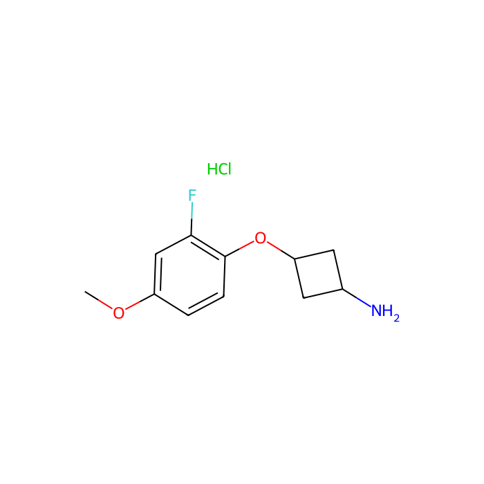 cyclobutanamine, 3-(2-fluoro-4-methoxyphenoxy)-, hydrochloride (1:1),trans- - ≥97% CAS No(1630907-23-1) by Aladdin Scientific