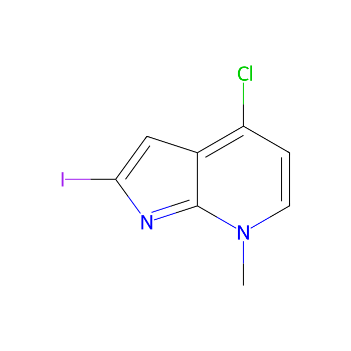 4‐chloro‐2‐iodo‐7‐methyl‐7h‐pyrrolo[2,3‐b]pyridine - ≥97% CAS No(1788054-66-9) by Aladdin Scientific