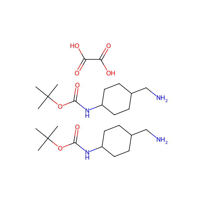 Carbamic acid, N-​[trans-​4-​(aminomethyl)​cyclohexyl]​-​, 1,​1-​dimethylethyl ester 1/2 Oxalic acid - ≥97% CAS No(1818847-56-1) by Aladdin Scientific