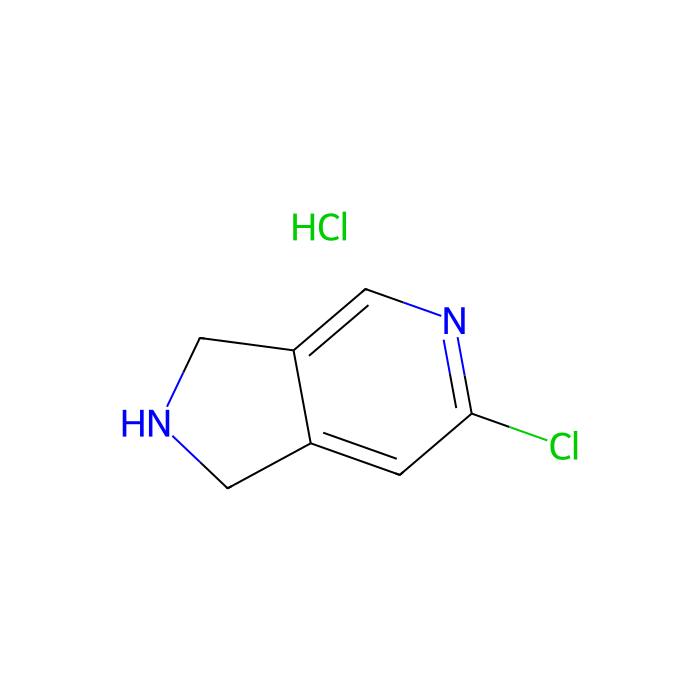 6-chloro-1H,2H,3H-pyrrolo[3,4-c]pyridine hydrochloride - ≥97% CAS No(2055840-67-8) by Aladdin Scientific