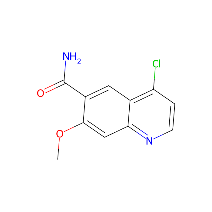 4-chloro-7-methoxyquinoline-6-carboxamide - ≥97% CAS No(417721-36-9) by Aladdin Scientific