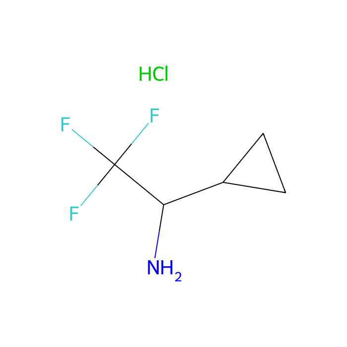 1-cyclopropyl-2,2,2-trifluoroethan-1-amine hydrochloride - ≥97% CAS No(75702-99-7) by Aladdin Scientific