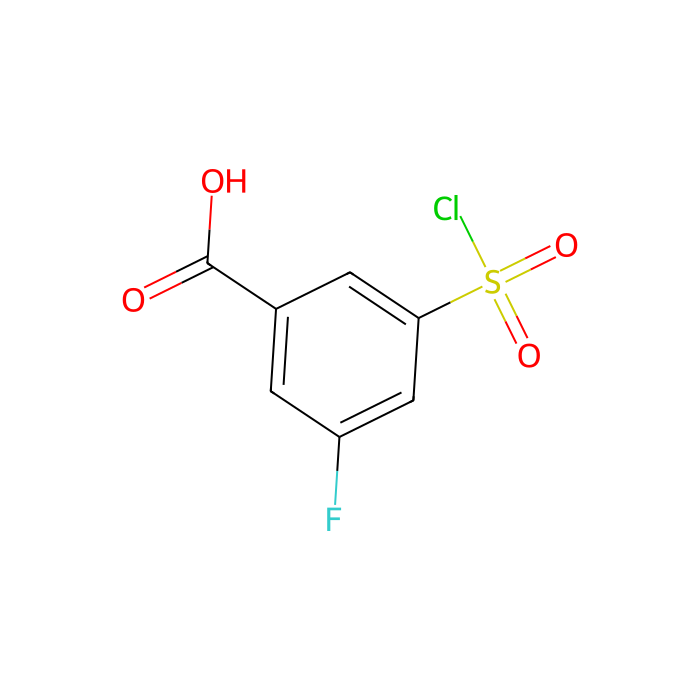 3-(chlorosulfonyl)-5-fluorobenzoic acid - ≥97% CAS No(912577-43-6) by Aladdin Scientific