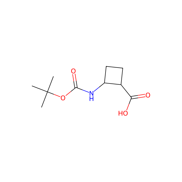 cis-2-{[(tert-butoxy)carbonyl]amino}cyclobutane-1-carboxylic acid - ≥97% CAS No(951173-22-1) by Aladdin Scientific