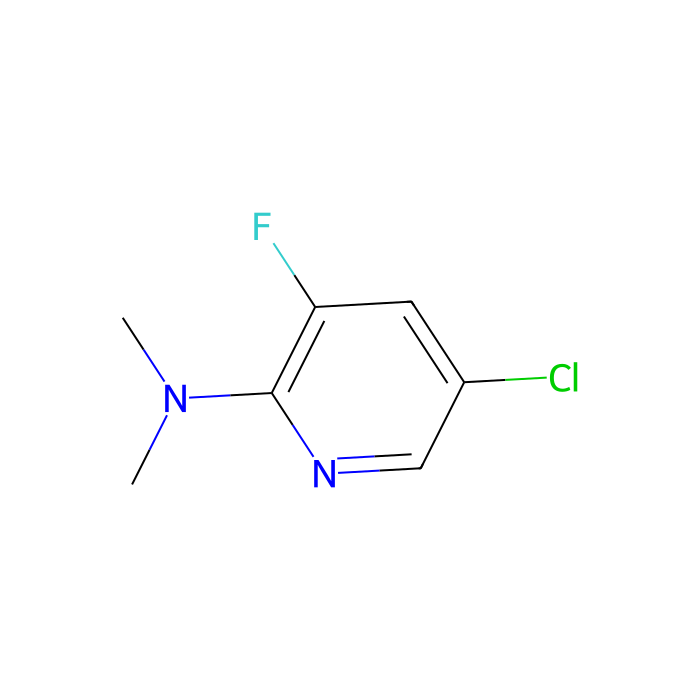 5-Chloro-2-(N,N-dimethylamino)-3-fluoropyridine - ≥98% CAS No(1020253-19-3) by Aladdin Scientific