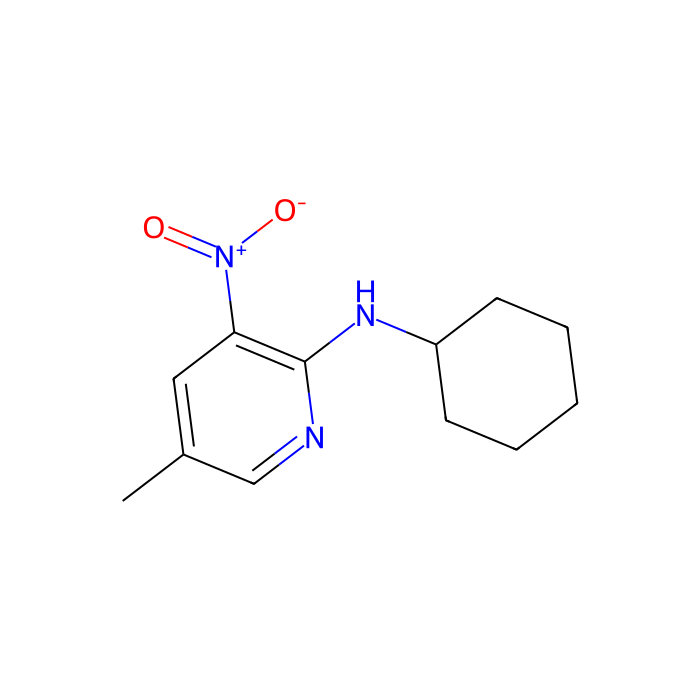 2-Cyclohexylamino-5-methyl-3-nitropyridine - ≥98% CAS No(1033202-68-4) by Aladdin Scientific