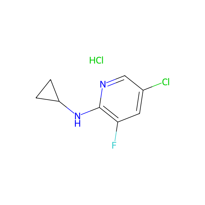 5-Chloro-2-cyclopropylamino-3-fluoropyridine, HCl - ≥98% CAS No(1073372-09-4) by Aladdin Scientific