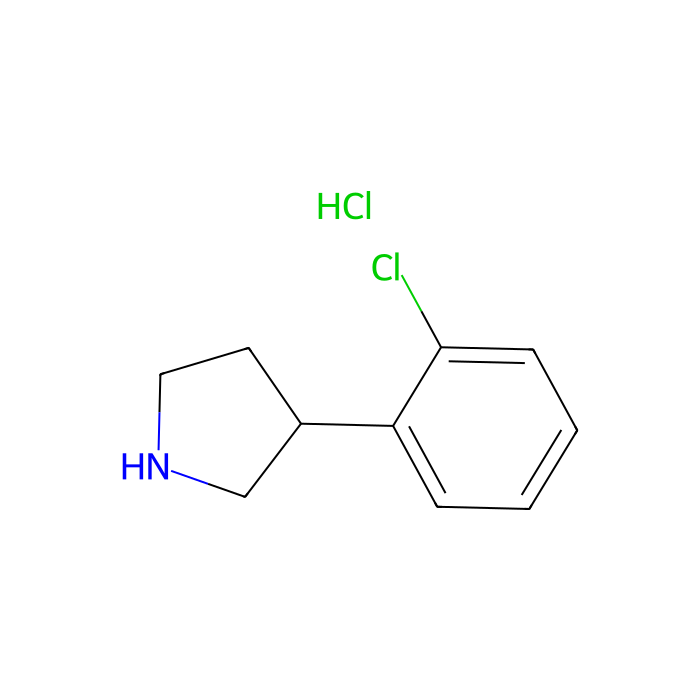 3-(2-Chlorophenyl)pyrrolidine, HCl - ≥98% CAS No(1095545-14-4) by Aladdin Scientific