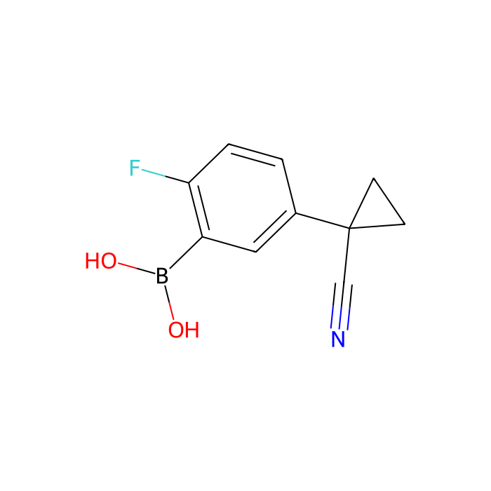 5-(1-Cyanocyclopropyl)-2-fluorophenylboronic acid - ≥96% CAS No(1256345-50-2) by Aladdin Scientific
