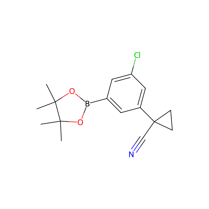 3-Chloro-5-(1-cyano-1-cyclopropyl)phenylboronic acid, pinacol ester - ≥96% CAS No(1256360-48-1) by Aladdin Scientific