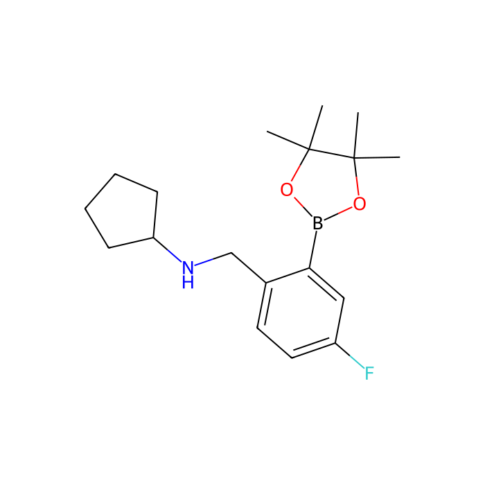 2-(Cyclopentylamino)methyl-5-fluorophenylboronic acid, pinacol ester - ≥95% CAS No(1256360-61-8) by Aladdin Scientific