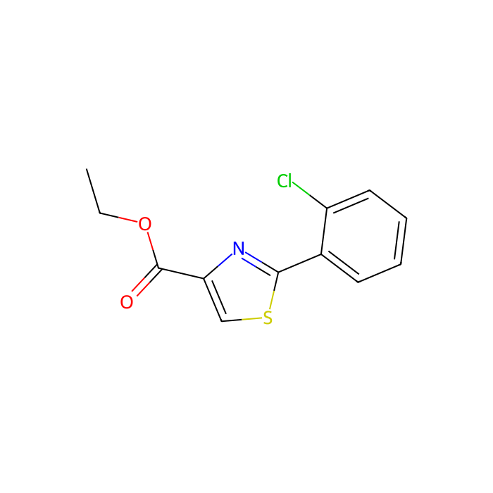 2-(2-Chloro-phenyl)-thiazole-4-carboxylic acid ethyl ester - ≥98% CAS No(132089-36-2) by Aladdin Scientific