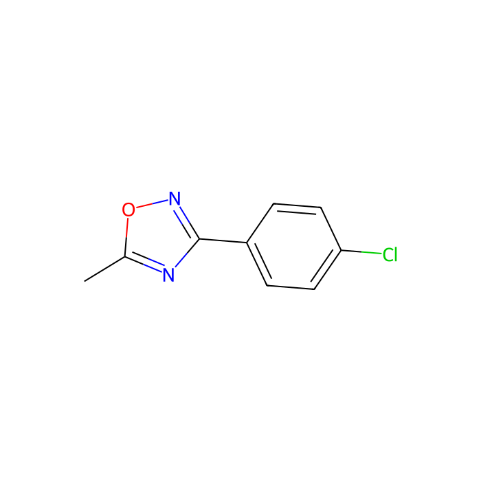 3-(4-Chlorophenyl)-5-methyl-1,2,4-oxadiazole - ≥96% CAS No(21614-47-1) by Aladdin Scientific
