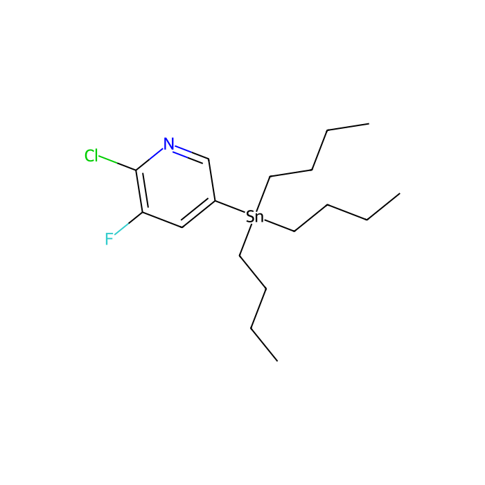 2-Chloro-3-fluoro-5-(tributylstannyl)pyridine - ≥90% CAS No(405556-97-0) by Aladdin Scientific