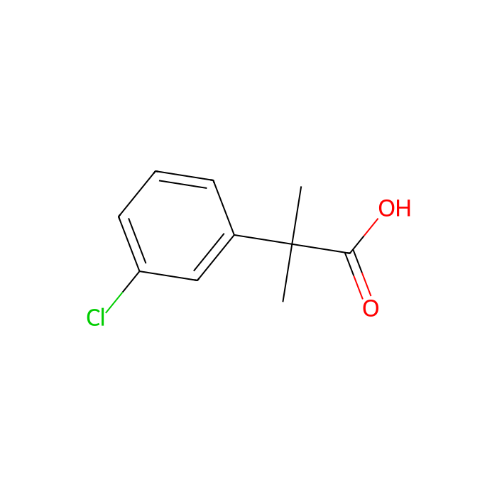 2-(3-Chlorophenyl)-2-methylpropanoic acid - ≥98% CAS No(64798-35-2) by Aladdin Scientific