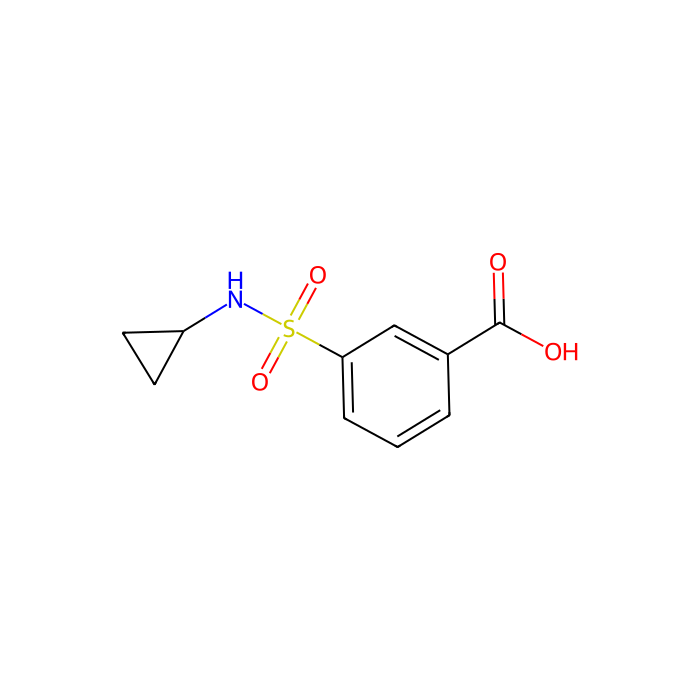 3-(Cyclopropylsulfamoyl)benzoic acid - ≥97% CAS No(852933-50-7) by Aladdin Scientific