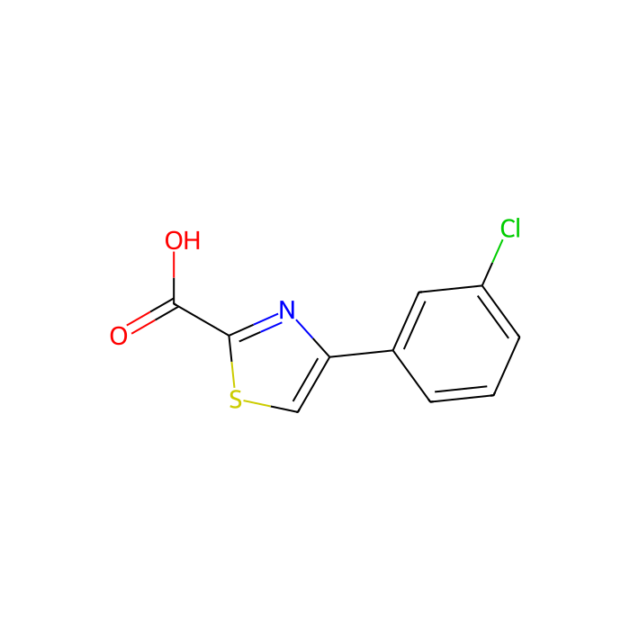 4-(3-Chloro-phenyl)-thiazole-2-carboxylic acid - ≥95% CAS No(886367-29-9) by Aladdin Scientific