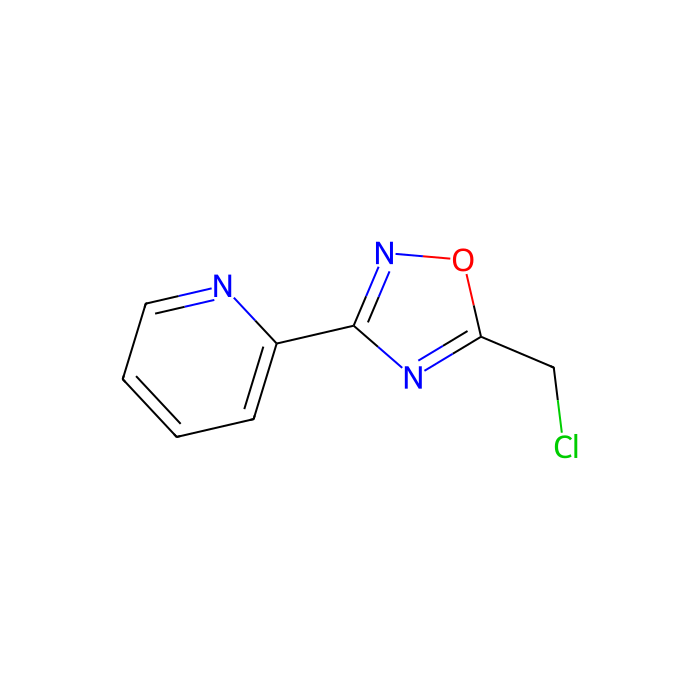 2-[5-(Chloromethyl)-1,2,4-oxadiazol-3-yl]pyridine - ≥98% CAS No(90002-06-5) by Aladdin Scientific